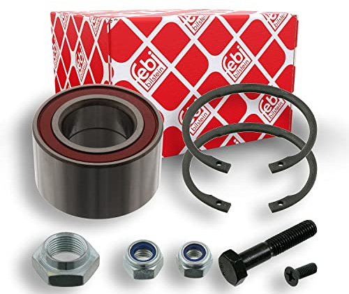 febi bilstein 03621 Radlagersatz mit Anbaumaterial, 1 Stück | Kompatibel mit: VW GOLF II, JETTA II
