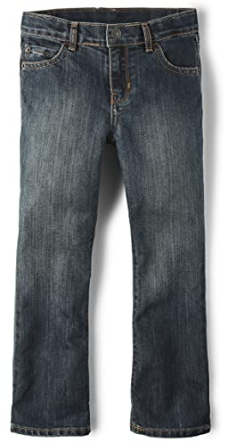 The Children's Place Boys Basic Bootcut Jeans,Dustbowl Wash Single,14