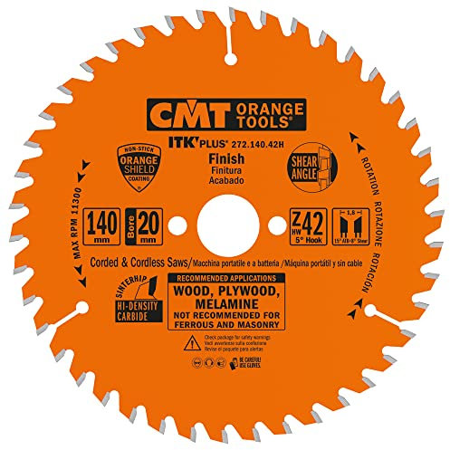 CMT ORANGE TOOLS 272.140.42H LAME CIRC. ULTRA ITK HW 140X1.8/1.2X20 Z42 ATB+S