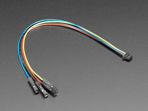 Adafruit Zubehör STEMMA QT/Qwiic JST SH 4-Pin Kabel mit Premium-Buchsen - 150 mm Lang