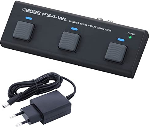 Boss FS-1-WL Bluetooth Fußschalter MIDI Controller + keepdrum Netzteil