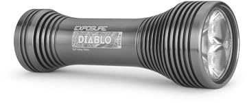Exposure Lights Diablo Mk14 Helmet Light Gun Metal Black