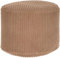 DreamRoots Pouf Hocker - Rund Couch Hocker Wohnzimmer - Sitzpouf 35x35x25 cm - Fußhocker Für Sessel