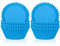 200 Stück Mini Muffins Papierförmchen,Blau Muffinförmchen Papier,Cupcake Förmchen,Blau Muffinförmchen Papier Klein für Backen, Dessert Geburtstag Hochzeit Dekoration