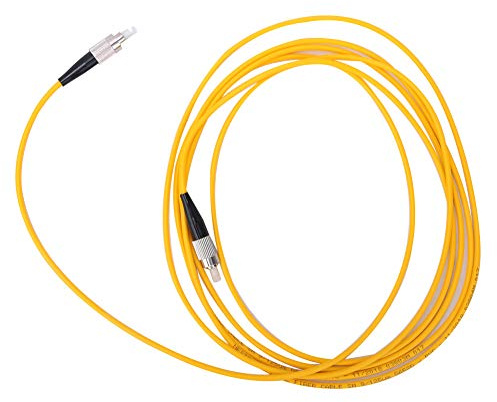 ZAWELIYO 2pcs Single Mode Fiber Cable, FC/UPC to FC/UPC, 3m Patch Cord for High-Speed Internet & Optical Communication Systems