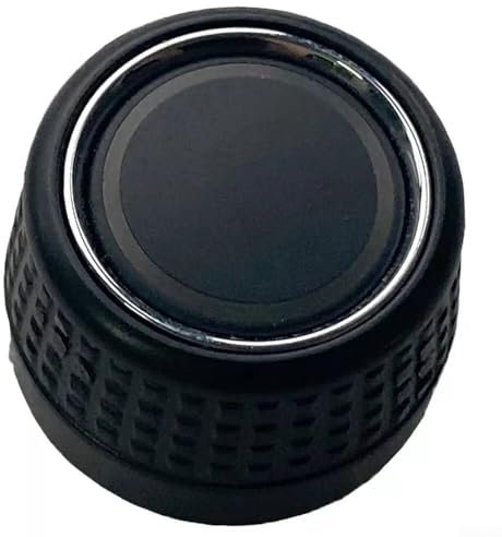 SPORTARC Pomo giratorio de radio de coche, botón de interruptor de radio de coche, repuesto para Golf 6 para Skoda 6C0919603 (1 pieza derecha)