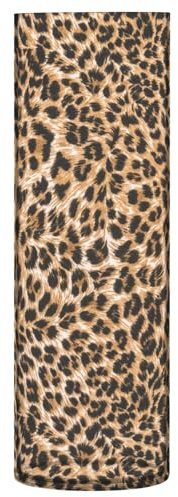Braun Leopard Mode Kunststoff Blumenvase, 30 x 9 cm, Hochzeitsvase Deko Vase für Wohnzimmer, Haus, Küche, Wohnzimmer, Dekoration
