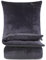 BaSaTex Winter Plüsch Bettwäsche Set Nicky-Teddy Cashmere-Touch Coral Fleece | 140x200 Deckenbezug + 70x90 Kissenbezug | Größe: 140x200 | Farbe: Anthrazit