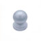 Janmobrian Pfostenkappen,Zaunkappe 2 Stücke Verzinktem Stahl Post Kappen Ball Finial Dome for Quadratischen Runden Zaun Leitplanke Pole(Round 80mm)