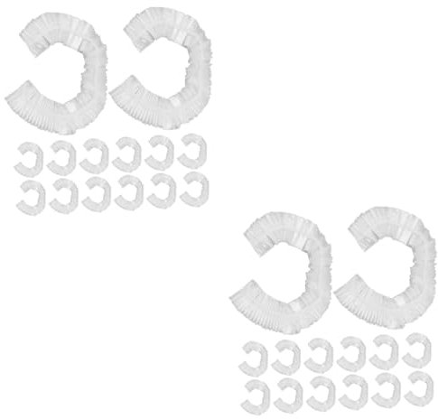 OSALADI 2 Sätze Filmunterlage Utensil Mikrowelle Usb Seifenspender Küchengeräte Wasserfilter Sauerteigstarter Saftig Vakuum Versiegelung Bausatz Flaschenmacher Ofen Sport Weiß 30 Stück * 2