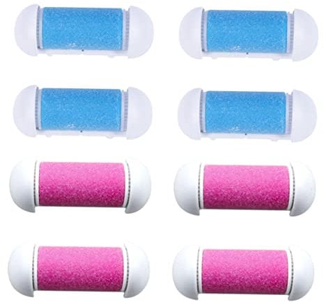 VICASKY 8pcs Electric Foot File Replacement Rollers for Dead Skin Removal Compatible Foot Care Tools Suitable for Home Pedicure