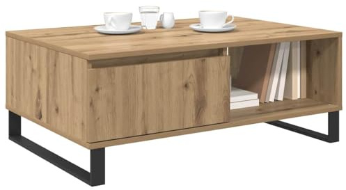 vidaXL Couchtisch Artisan-Eiche 90 x 60 x 35 cm Holzwerkstoff
