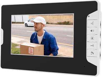 Tagowao Video-Türklingel-Set, Türsprechanlage mit Türöffner und 16 Verschiedene Türklingelmelodien Personenerkennung 2-Wege-Audio und Farb-Touchscreen für Hotels Häusern und Wohnungen