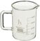 Premium Hand Crafted Beaker Mug, Thick Borosilicate Glass, 16.9oz (500mL) Capacity - Large Size - Pint Glass or Coffee Mug Sized