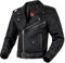 OZONE MOTO Classic Motorradjacke Herren | Leder | Ellbogen und Schulterprotektoren | 5 Taschen | Taille Anpassung