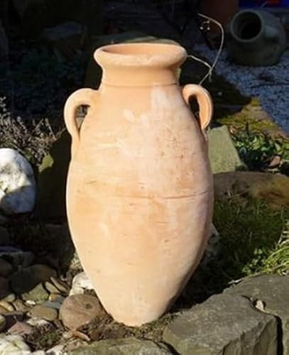 NEU !! Rustikale Amphore/Krug/Vase mit Henkel ca. 43 cm hoch aus Terracotta Terrakotta Garten Deko