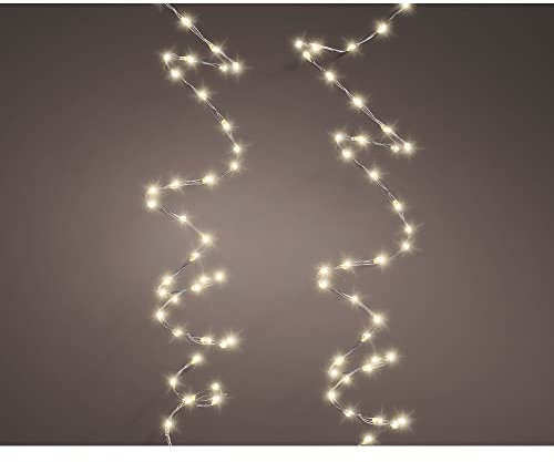 Kaemingk Lumineo Lichterkette String Lights warm weiß - 567 LEDs - 9 Meter - Silberdraht - Indoor & Outdoor - IP44 Schutz