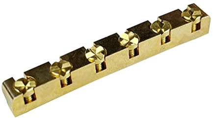 ZYWUOY Height Adjustable Guitar Brass Nut 42.2mm 43mm For ST LP Electric Guitar