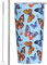 Kaireno Butterfly Tumbler Blue Butterflies Stainless Steel Insulated Tumblers with Lid Straw Reusable Spring Nature Dream Coffee Travel Mug Tea Water Wine Cups Birthday Gifts for Women 20 Oz