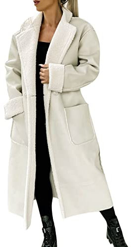 MGSFGlk Lederjacke Damen Lederjacke Langarm Motorrad Jacke Frühling Winterjacke Große Größe Bikerjacke Mode Kunstlederjacke Cool Trachtenjacke Übergangsjacke Herbst Winter Jacke Coole Kurze Jacke
