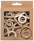 CREATIV DISCOUNT Adventskalender Zahlen ca. 5 cm, Holz/Natur, 1-24