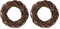 RAYHER Willow Wreath, Ø 30cm x 7cm (Pack of 2)