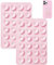 Xzyden 2PCS Silicone Suction Phone Case Mount,Non Slip Suction Cup Phone Mount,Hands-Free Phone Accessories Holder for Selfies and Videos,Silicon Adhesive Phones Stand for Cell Phones(Pink)