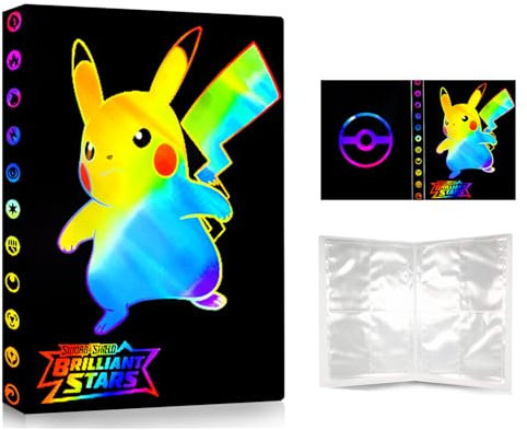 Sammelalbum für Karten, Sammelkarten Hefte Karten Album 4 Pocket, 30 Seiten Hefte für 240 Karten-HSA2