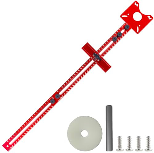 4 en 1 Fresadora de ranurado desmontable para router, Milling Groove Bracke, aleación de aluminio, plantilla de fresado, fresadora, herramienta de recortadora, router, soporte para ranuras de fresado,