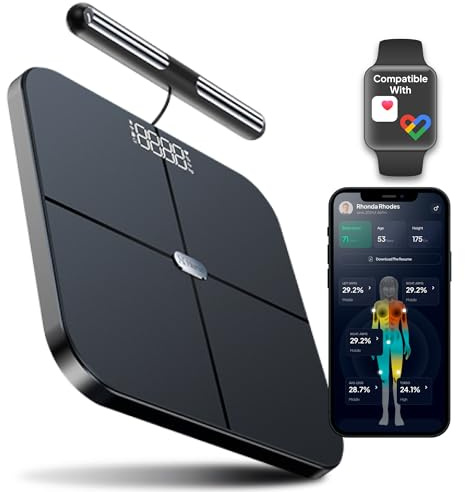 Hume Health - The Body Pod - Home Body Analyzer and Free Bluetooth App - 45+ Key Health Metrics - Accurate Personalized Data - Body Composition Scale - Smart Scale for Body Weight - HSA & FSA Eligible