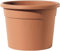 Telcom Cilindro Diana ICIL 80 Vaso cilindrico di plastica per Piante, Diametro 80 cm, Altezza 60 cm, Colore: Terracotta