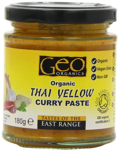 Geo Organics Organic Thai Yellow Curry Paste 180 g (Pack of 6)