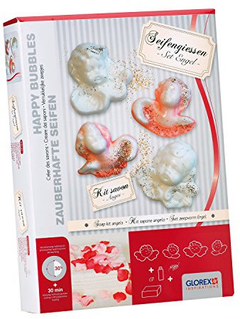 Glorex 6 1600 715 - SoapFix Creativset Seife Engel, Seifengieß-Set