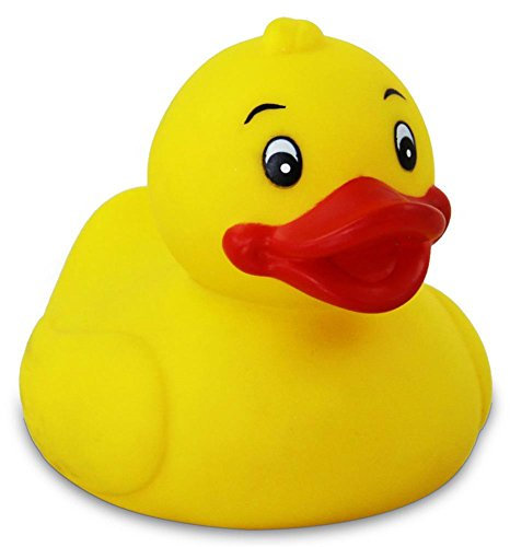 Duckshop I Badeente I Quietscheente I Ente Kirsten 9,5 cm I inkl. Badeenten-Schlüsselanhänger im Set