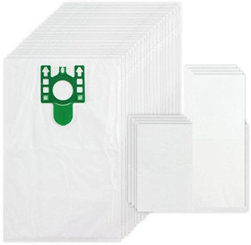 First4spares Type U High Filtration Cloth Dust Bags for Miele Upright Vacuum Cleaners (Pack of 20 + 4 Motor and Air Filters)