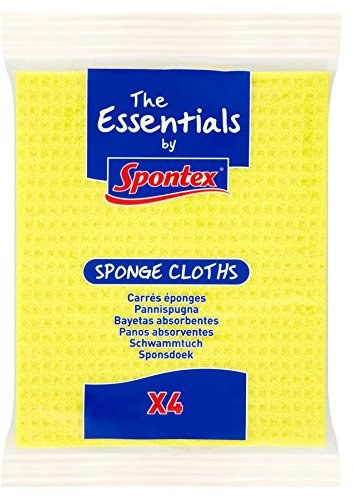 SPONTEX Sponge Cloth 4PK