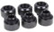Alphacool 17377 Eiszapfen 13mm HardTube Anschraubtülle G1/4 - Deep Black Sixpack
