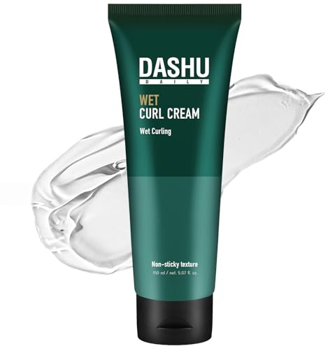 DASHU Tägliche Lockencreme Volumenspendende Haarserum Mit Anti Frizz Behandlung Für Natürliches Styling (144 G)