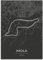 Vacentures Imola Rennstrecken Poster - Geschenk für Motorsport-Fans (21x30 CM (DIN A4))