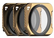 PolarPro - DJI Mavic 3 - Classic - VIVID - ND8/PL + ND16/PL + ND32/PL (confezione da 3) - Leggero - Ottimizzazione del giunto cardanico