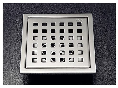 Bodenablauf 304 Edelstahl 11 x 11 cm Badezimmer Fliese Einsatz Square Dusche Badezimmer Bodenabfluss