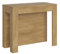 CasaArredoStudio Console Extensible Cayman chêne Nature 4 rallonges 62 cm