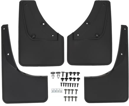 Yctze Paraspruzzi per Jimny dal 2019 al 2023 Set Paraspruzzi di Ricambio per Jimny Nero Protezione Pneumatici per Veicoli Paraspruzzi con Plastica Resistente agli Urti per Ruota