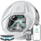 Lefant Aspirateur Robot M320, 6000Pa d'Aspiration, Évitement Précis des Obstacles, Détection de Tapis, Zones Interdites, Idéal pour Les Poils d'animaux, Cheveux et Sols Durs Tapis, Contrôle App/Alexa