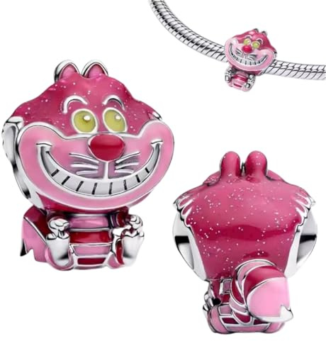 Charm Alice im Wunderland aus 925er-Sterlingsilber, passend für Pandora-Charms und viele andere Charm-Armbänder.