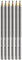 Faber-Castell 6er Sparpack Bleistifte GRIP 2001 (silber B)