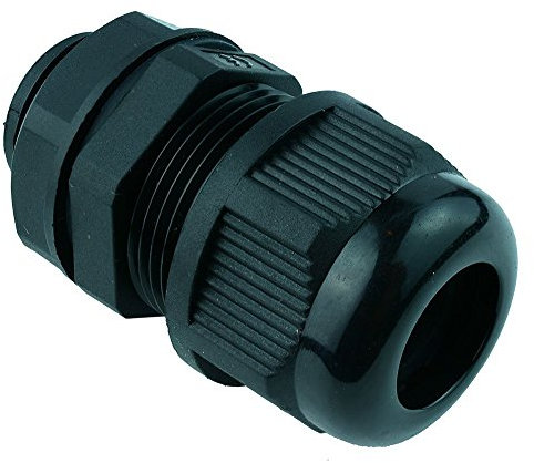 Switch Electronics 10-Pack Black M20 IP68 Nylon PA6 Cable Gland 9-14mm