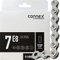 Connex Kette 7fach 7E8 Nickel 124Glieder Karton + SCHLAUCHFLICKEN