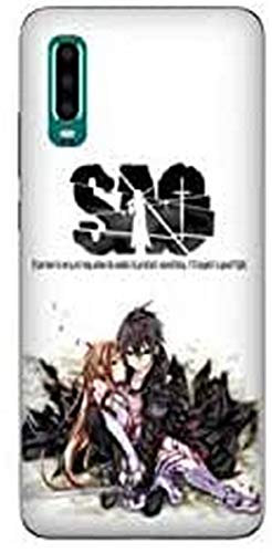 Schutzhülle für Samsung Galaxy A50 Manga SAO Sword Art Online Weiß