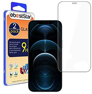 ebestStar - Cristal Templado x2 para iPhone 12 Pro Max Apple, Protector Pantalla Película Vidrio, Antigolpes